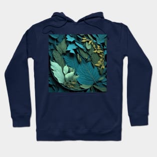 Keleidoscope of forest leaves Hoodie